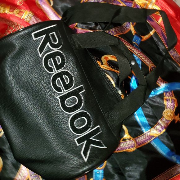 10" Round black Reebok purse - Picture 1 of 5